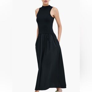Marcella Montrose Mixed Media Maxi Dress - Size XL